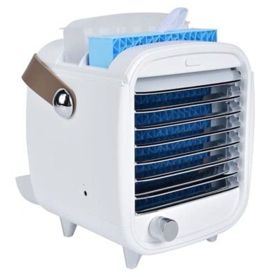 Changor Ventilador Portátil Portátil, Ventilador de Refrigeración, Enfriador de Aire, Duradero para el Dormitorio del Hogar