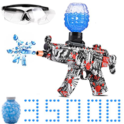 Splatter Ball Blaster Automático, Bola de Gel eléctrica Blaster Cuentas de Agua y Gafas para Juego de Tiro en Equipo, a Partir de 12 años (MP5-rojo) precio