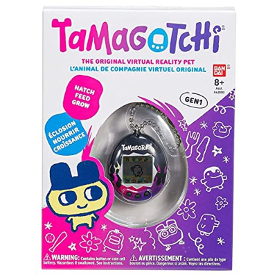 Tamagotchi Llamas originales 42885NBNP, alimenta, cuida, nutre, mascota virtual con cadena para jugar en movimiento