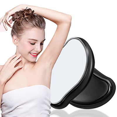 Crystal Hair Eraser, Magic Crystal Hair Remover Stone, Nano Crystal Herramienta de Depilación Sin Dolor para Brazos, Piernas, Espalda con Depiladora, 