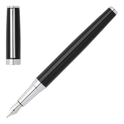 Hugo Boss Gear Icon - Pluma estilográfica, color negro en oferta