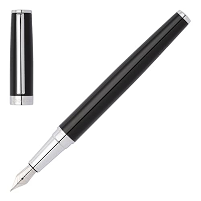 Hugo Boss Gear Icon - Pluma estilográfica, color negro