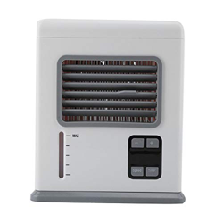 Ventilador Enfriador de Aire, Ventilador de Escritorio Ventilador de Enfriamiento bajo Consumo de Energía Electrodomésticos ABS Premium Fácil de Trans precio