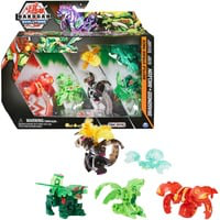 Evolutions, paquete de batalla de Dragonoid y Sluggler, incluye 6 figuras de acción de Bakugan, 9 cartas intercambiables y 8 baku-núcleos, Muñecos características