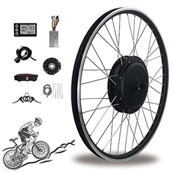 Kit de conversión de bicicleta eléctrica de 48V/1000W, Kit de conversión de Motor de bicicleta eléctrica, rueda delantera, Kit de conversión de bicicl precio