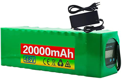 stdpcxz 1000W Batería De Alta Potencia, 48V 20Ah Batería De Litio, 20000Mah Batería De Bicicleta Eléctrica, para Monociclo Eléctrico De Auto Equilibri precio