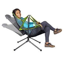FMOPQ Silla de Camping Respaldo Silla de Playa portátil Silla de Columpio Plegable Silla reclinable de aleación de Aluminio Silla de césped Playa Send características