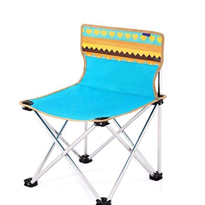 FMOPQ Silla de Camping Respaldo Alto ergonómico con Bolsa Silla Plegable portátil para Exteriores