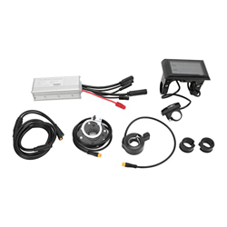 BuyWeek Controlador de Motor de Bicicleta eléctrica, Controlador de Motor de Velocidad de Scooter eléctrico de 36V 48V 22A con Panel S900 1 a 2 Cable  en oferta