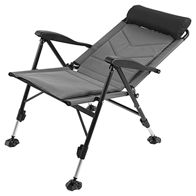 FMOPQ Sillas Plegables-Silla de Pesca Desmontable Sillón Plegable para Acampar Sentado Ajustable Camping al Aire Libre