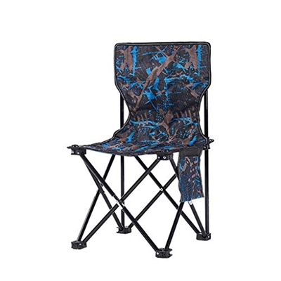 FMOPQ Silla de Camping Plegable, compacta y portátil para Campamento al Aire Libre, Viajes, Playa, Picnic, Festival, Senderismo, mochilero Ligero