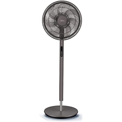 Habiba Ventiladores de pie Ventilador de Piso oscilante Blade Silence Temporizador de 9 Horas Control Remoto Incorporado con diseño Que Ahorra Espacio