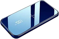 QI Wireless Power Bank 30000 MAh Portable Built-in Wireless Charger Ultra-Thin Mobile Power Full Screen Mirror Travel Powerbank,impressive7 precio
