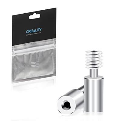 Creality Oficial Tubo de garganta de titanio Heatbreak 2 piezas Compatible con Ender 3 S1, Ender 3S1 Pro, CR10 Smart Pro, Sermoon V1, Sermoon V1 Pro I