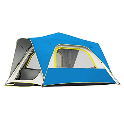 Desconocido Tienda de campaña Familiar emergente instantánea para 3-4,5-8 Personas, Refugio Solar Impermeable de cúpula, mochilero con Rainfly extraíb