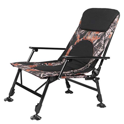 FMOPQ Silla Plegable para Exteriores, sillón reclinable de Alta Resistencia, Silla Deportiva para Pesca, Camping, Senderismo en oferta