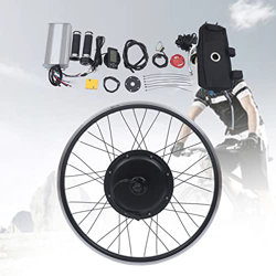 Kit de conversión para bicicleta eléctrica de 26 pulgadas, rueda trasera de 1500 W, 48 V, con pantalla LCD, para bicicletas de 26 pulgadas precio