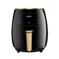 freidora Rojo/Verde/Negro Hogar Multifuncional Aire Bajo Aceite Gran Capacidad 1400W Especificaciones: 32cm * 32cm * 35cm (Color : Zwart) (Black) en oferta