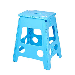 FMOPQ Silla Plegable Azul, Silla de Camping de Seguridad Interior y Exterior Ligera de plástico portátil precio