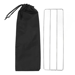 Teror Rejilla para Barbacoa, Acero Inoxidable 304 Gran Capacidad de Carga Bordes más Suaves Rejilla para cocinar para Acampar Viajar Picnic Barbacoa características