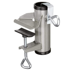 SouiWuzi Montaje Paraguas para Paraguas de Patio Soporte para el Paraguas Pesado Tabla de Parasol Ajustable Abrazadera Fija, Parasol Clip Fijo características