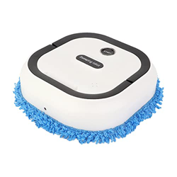 F Fityle Robot Aspirador para Fregar el hogar, Barrido de Suelos, aspiradora robótica Recargable por USB para Suelos de Madera Dura, Blanco en oferta