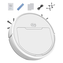 perfk Robot Aspirador 3 en 1, Barrido, trapeado, Carga USB, 1 Llave de Arranque, barredora, Aspirador eléctrico para el hogar, Pelo de Mascotas, Piso  en oferta