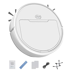 LOVIVER Robot Aspirador 3 en 1, Aspirador eléctrico de Barrido y trapeado para Pelo de Mascotas, Blanco precio
