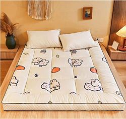 XJZHANG Colchón De Futón De Piso Japonés, Tapete De Tatami Plegable, Colchón De Dormir para Piso, Tapete De Cama Enrollable, Colchón Minimalista Plega en oferta
