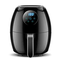 Freidora de aire para uso doméstico Freidora de aire inteligente sin aceite de 3,5 litros Pantalla LCD digital Control de temperatura ajustable y temp en oferta