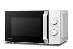 Toshiba MW2-MM20P(WH) - Microonde a microonde, 20 l, 800 W, 5 livelli di potenza con pratica funzione di scongelamento, illuminazione a LED interno/Bi en oferta
