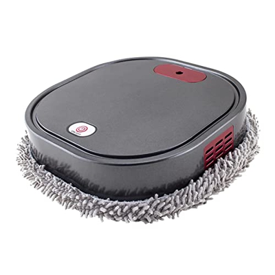 F Fityle Trapeador robótico Inteligente, Escoba eléctrica Recargable por USB, humidificador silencioso, Limpiador de Barrido en Aerosol, Robot de Limp