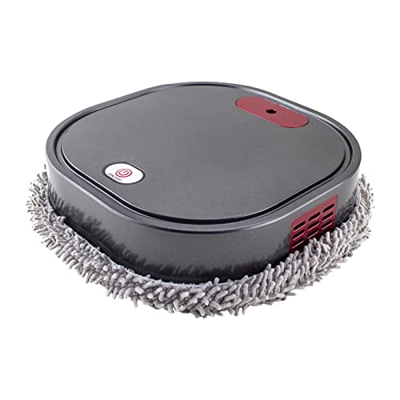 LOVIVER Robot Inteligente barredora Limpiador de alfombras Barrido Limpieza 1000PA succión Seca húmeda Microfibra toallita bajo Ruido hogar Robot