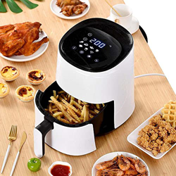 Smart Air Fryer Controles táctiles 3L Sin Aceite Saludable Temporización sin Contacto Freidora de Alimentos Cocina Smart Home App Control (Blanco) en oferta