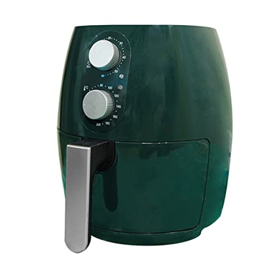 freidora Negro/Verde Aire 5L-6L Gran Capacidad Multifuncional Hogar Chip Maker 1350W Especificaciones 310 * 310 * 357MM (Color : Zwart) (Groen)