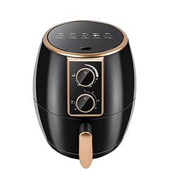 HMTE Freidora Negra 4.5L Aire Totalmente Automática Multifuncional Sin Aceite Eléctrica 1350W Apagado Automático en oferta