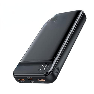 Power Bank 30000mAh Power Bank 20W Cargador Portátil Cargador External Pack para Smartphones, Tablets y Más 20W Negro
