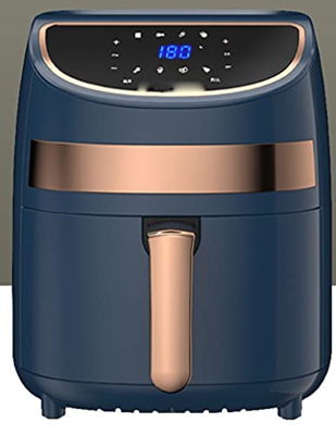 Freidora de aire, horno inteligente hogar multifunción freidora eléctrica automática 3.7L aire freidora máquina (verde) (azul)