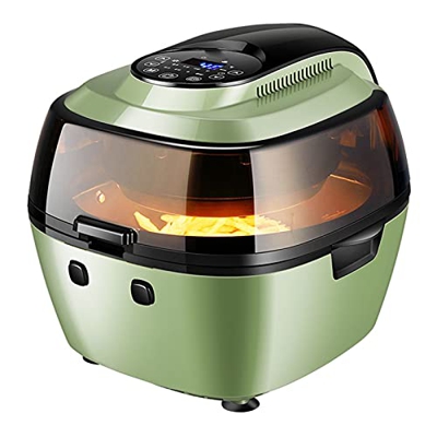 Freidora de aire, freidora eléctrica visual doméstica, máquina de papas fritas multifunción de gran capacidad de 6.5-8L (B) (C)