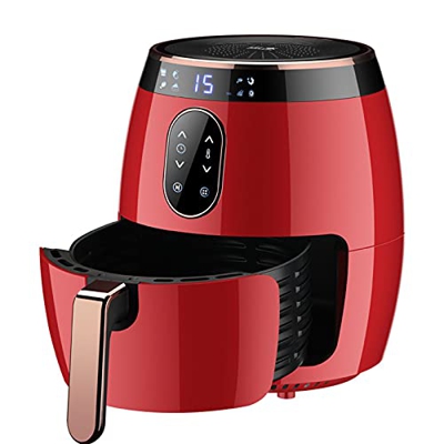 Freidora de aire, hogar multifunción 3.5L gran capacidad de papas fritas máquina de la patata frita, inteligente LCD freidora