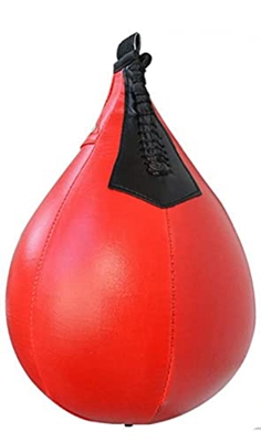 YEstge Bola de Velocidad Cuero sintético Bola de Doble Extremo Boxeo Rodamiento de Bolas Giratorio Perforación Juego de Pera de Boxeo de Dodge Bolas d