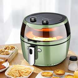 Freidora de aire, freidora eléctrica visual doméstica, máquina de papas fritas multifunción de gran capacidad de 6.5-8L (B) (A) precio
