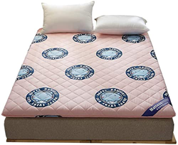 Colchón de futón de piso, colchón de dormir de tatami grueso de algodón Colchón enrollable plegable Cubrecolchón acolchado agradable para la piel para características