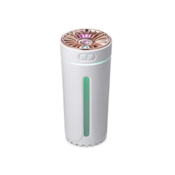 Allayu Humidificador de aire recargable por USB, difusor continuo/intermitente, portátil, para viajes, oficina, generador de niebla, equipo nebulizado en oferta