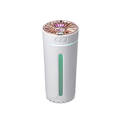 Allayu Humidificador de aire recargable por USB, difusor continuo/intermitente, portátil, para viajes, oficina, generador de niebla, equipo nebulizado