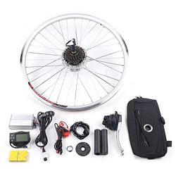 Kit de conversión para rueda trasera de 28 pulgadas, LCD, kit de conversión para bicicleta eléctrica, motor de 36 V y 350 W características