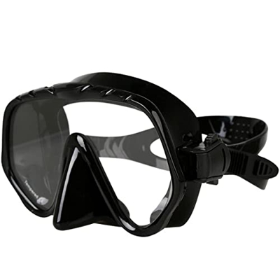 QHYTL Máscara de Buceo Gafas Equipo de Deportes acuáticos Anchos con antivaho de una Pieza