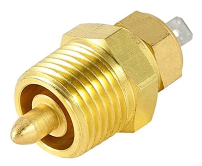 Genérico TYEHH Nuevo Oro DE Aluminio 195 a 210 Grados Fan ELECTRICO DE ENFRIAMENTO DE ENFRIAMIENTO TERMOSTATOR DE TERMOTOR DE TERMOSTATE 3/8 '' Tonto