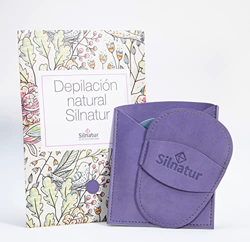 Manopla de Depilación Silnatur | Color Lila | Incluye 12 Discos de Recambio | Silnatur, la depilación diferente: sana, sencilla e indolora precio