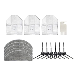 Robot Barrido Bolsa de Polvo Paño de trapeador Cepillo Lateral Ajuste for ROIDMI EVA Más Accesorios de aspiradora. (Color : Purple) características